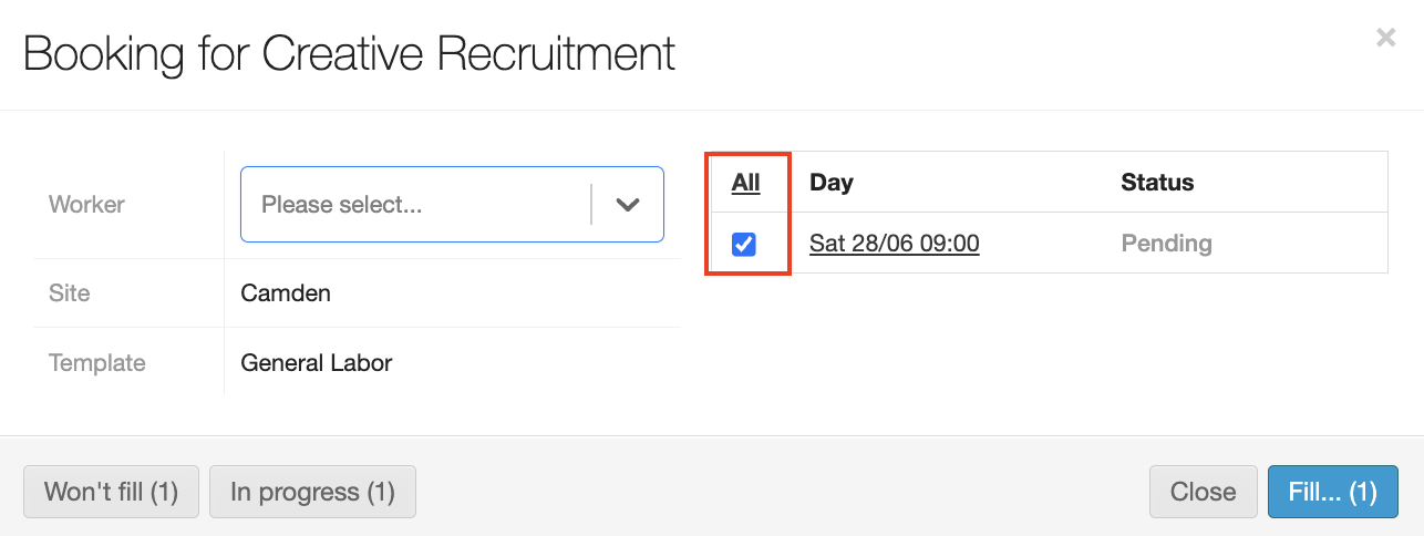 action booking shared by agency lead 4