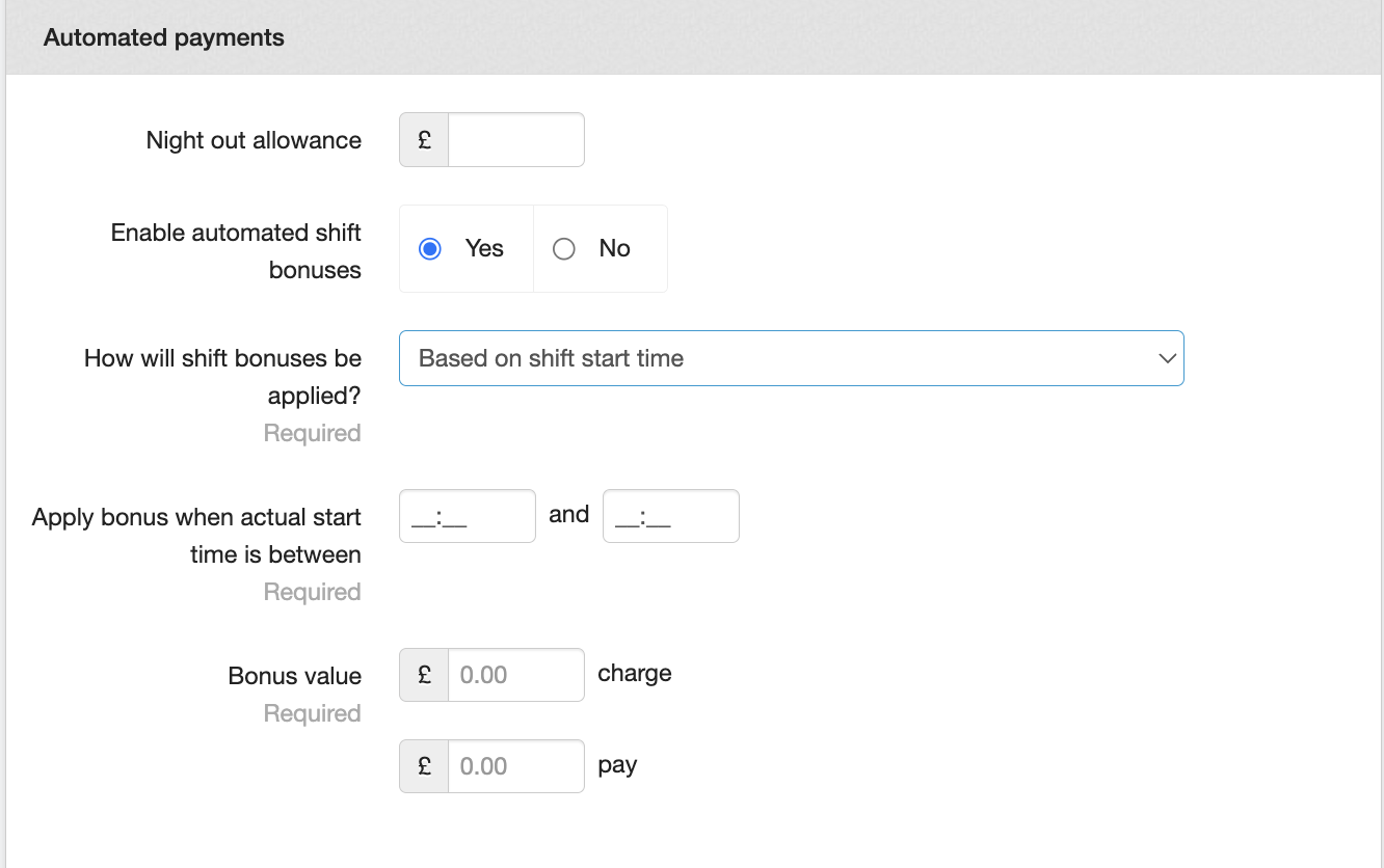 automatically adding shift bonuses 4