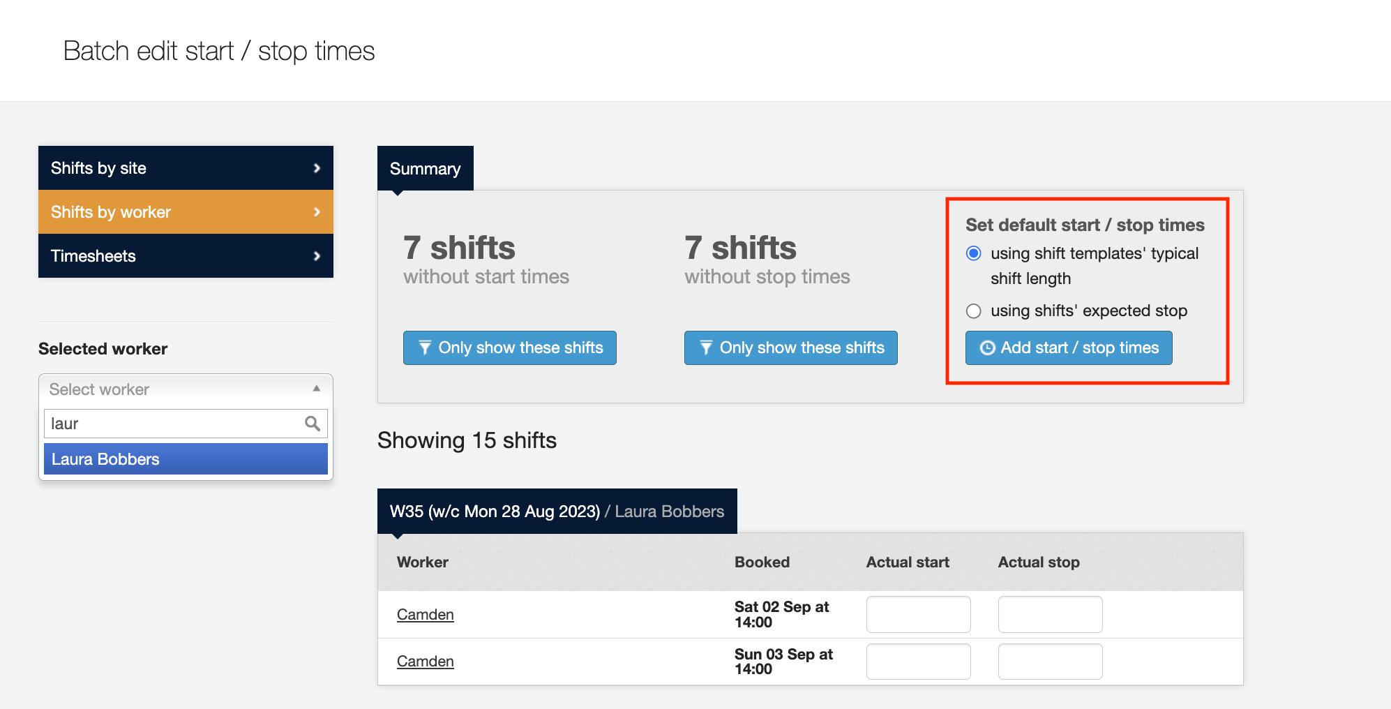 batch editing shifts 5