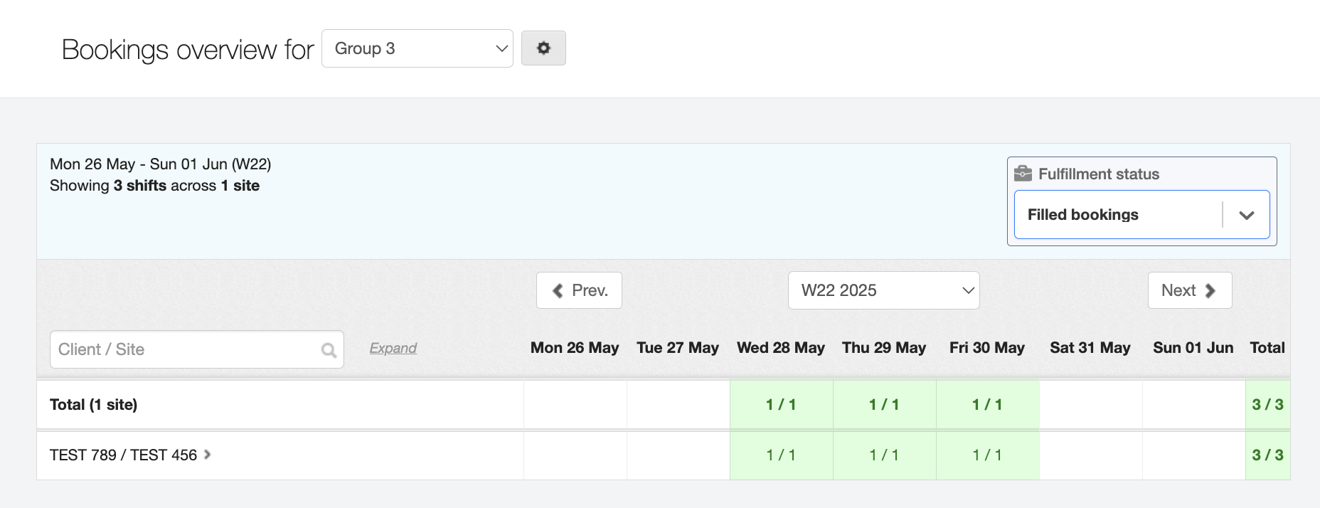 bookings overview 3