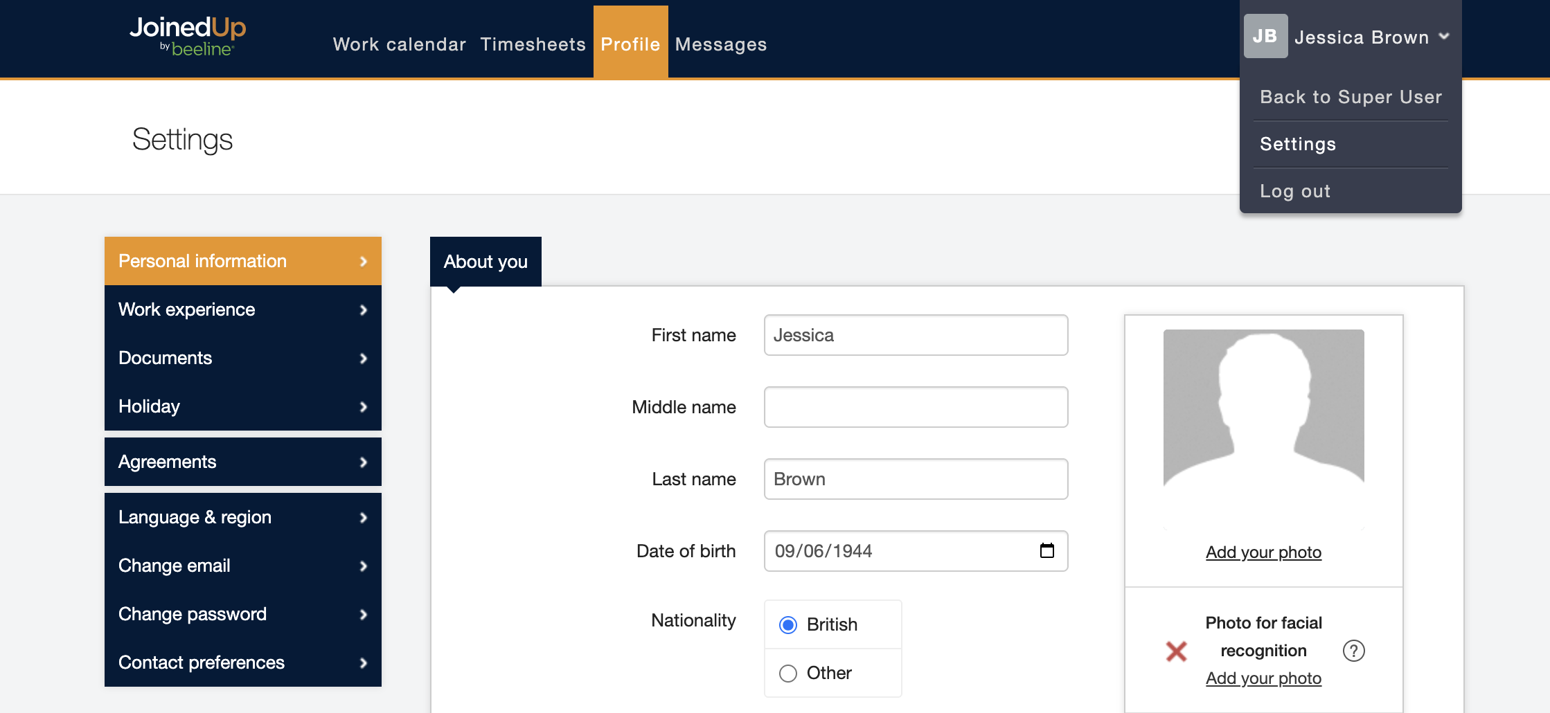 change your contact preferences 1