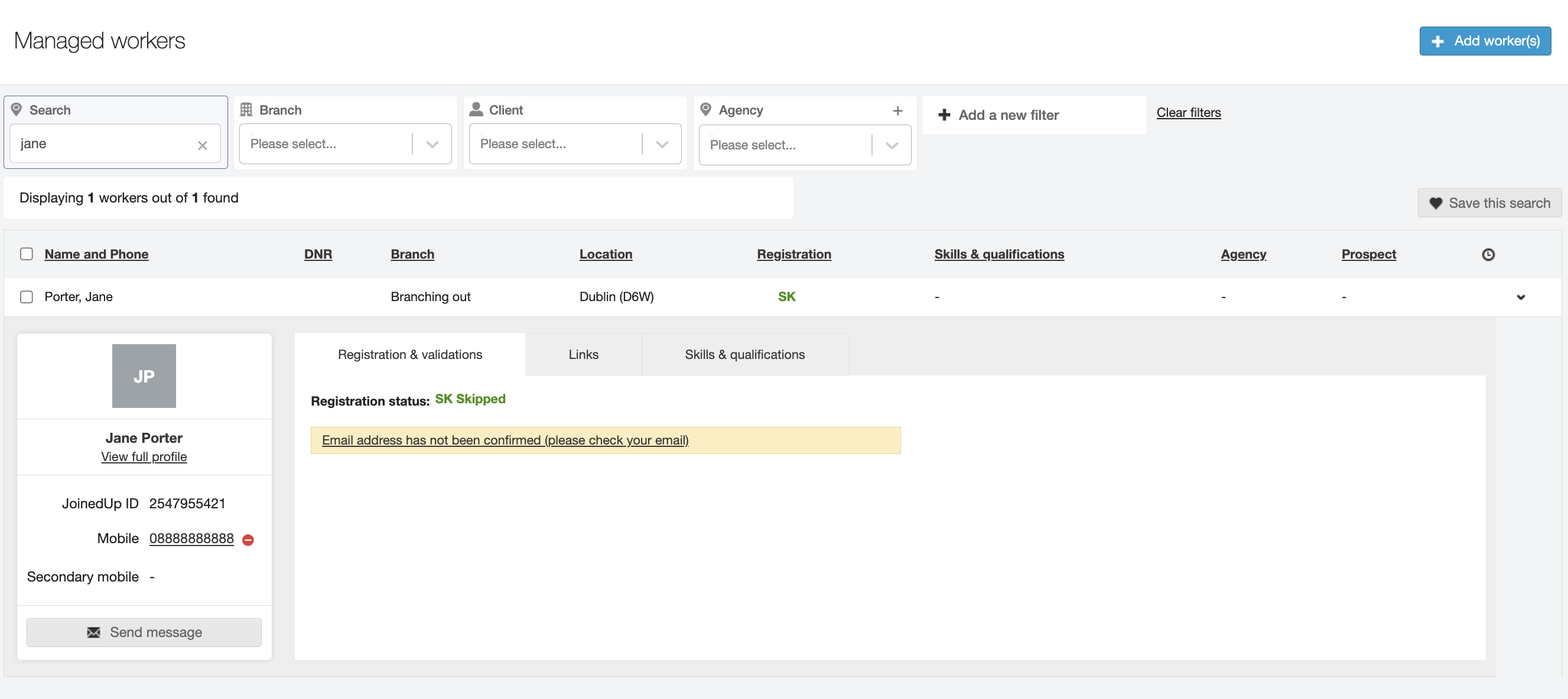 changing a workers email address 2