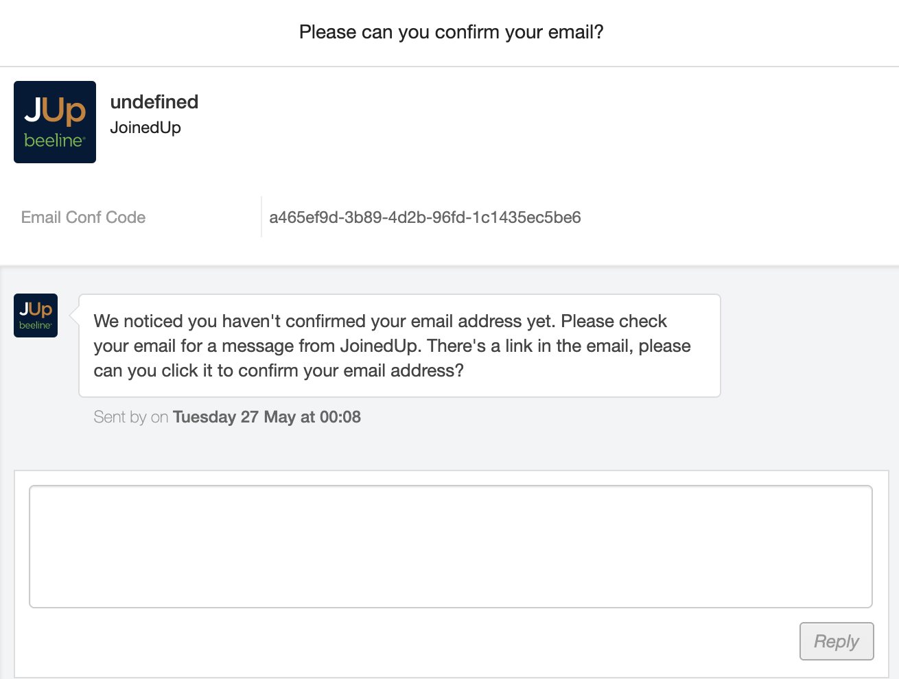 confirming your email address 3
