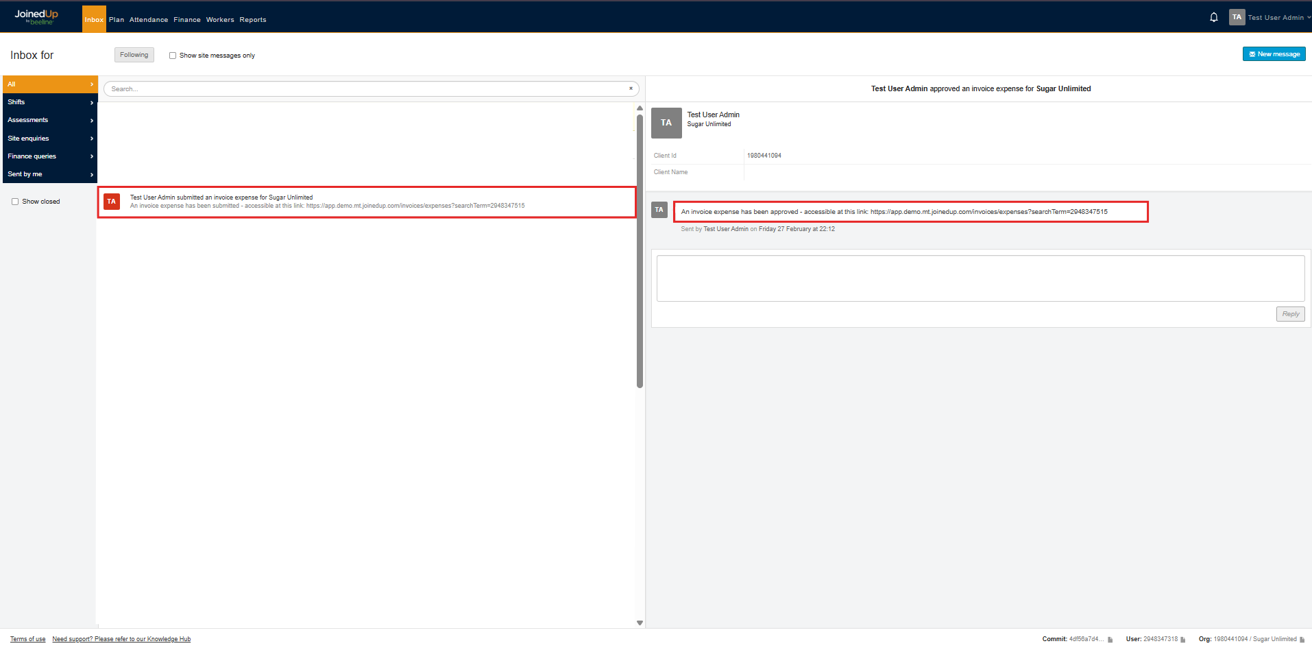 eh invoice expense 7