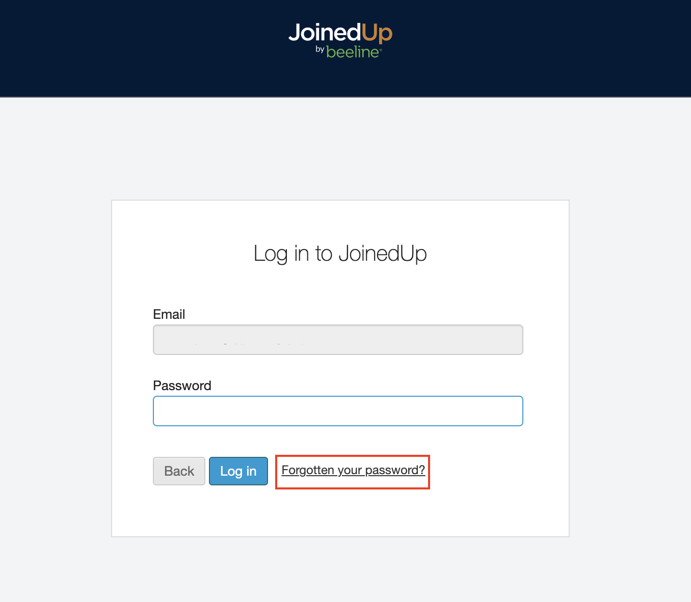 i cant remember my password