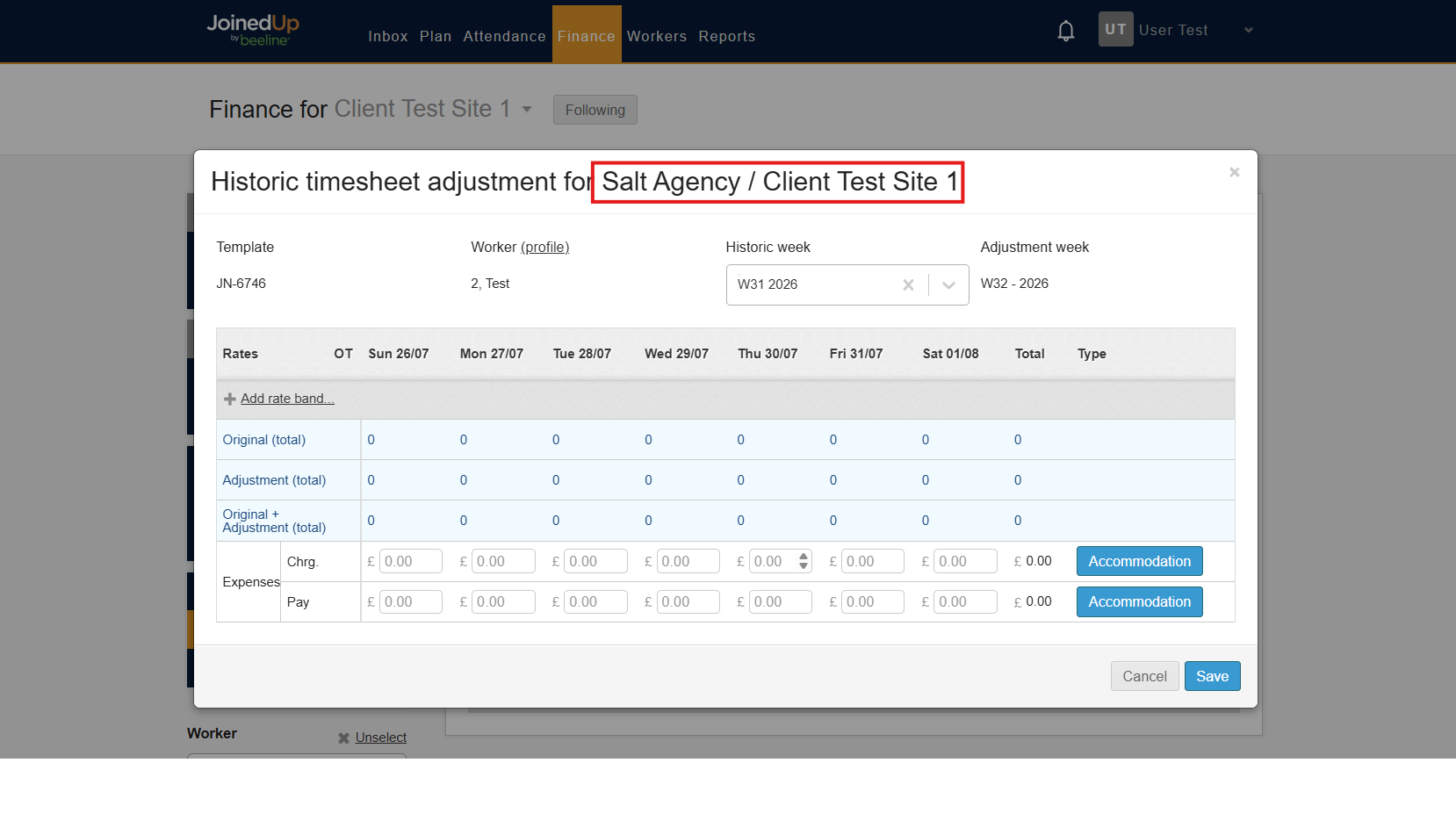 making historic adjustments to timesheets 5