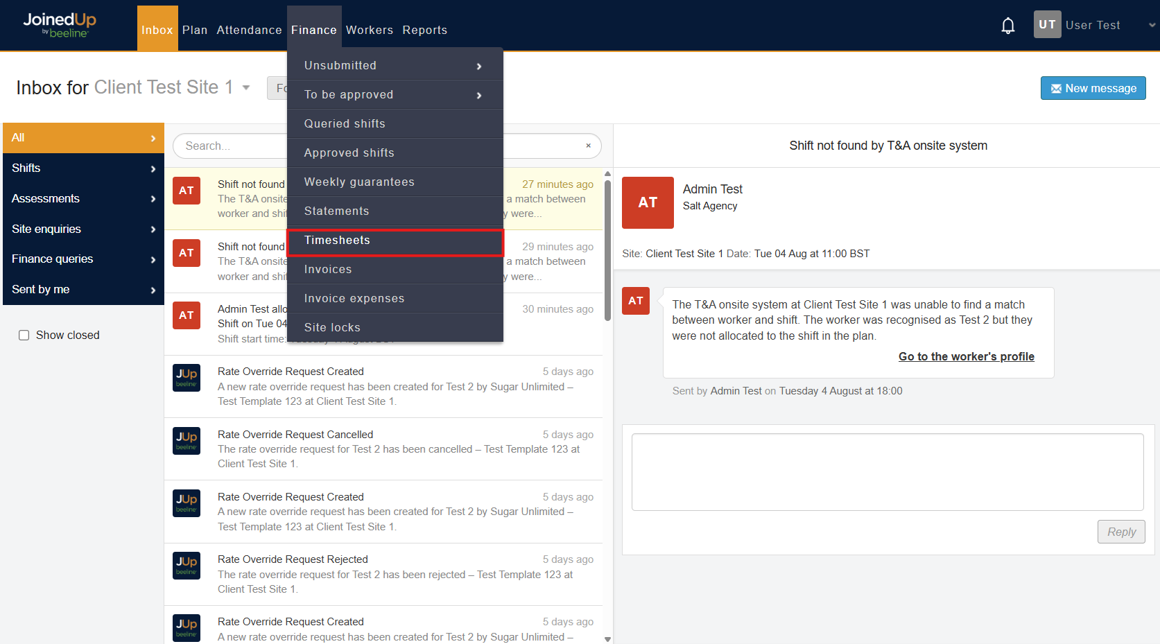 making historic adjustments to timesheets 9