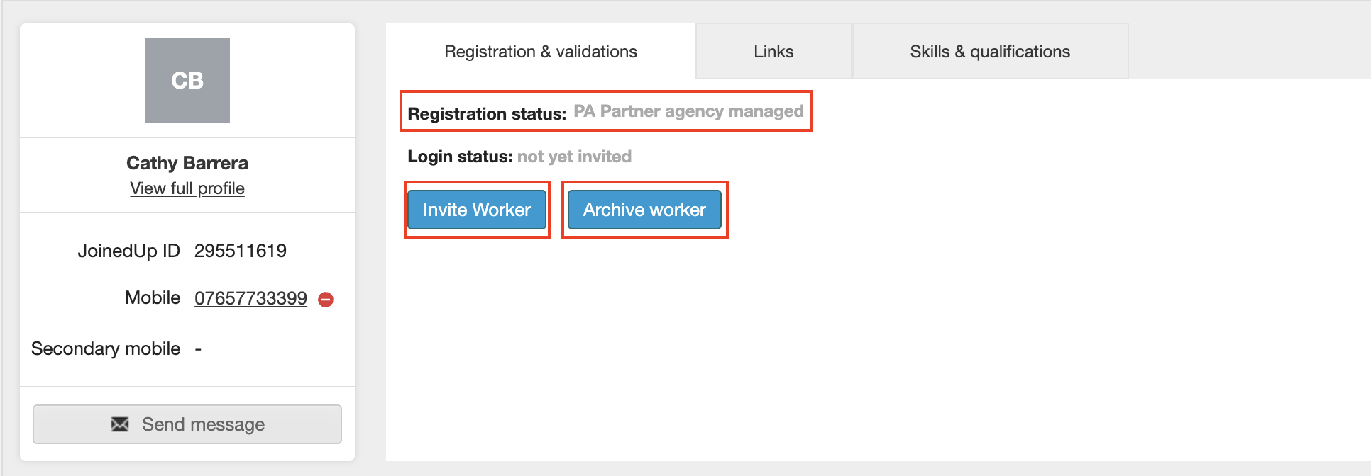 managed worker screen overview 13