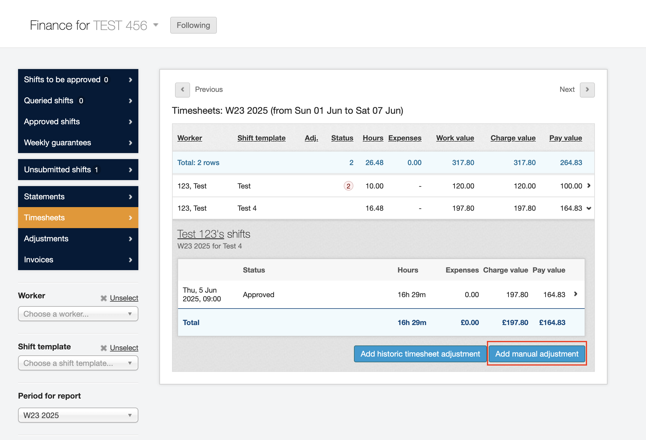 manual adjustments to timesheets 1