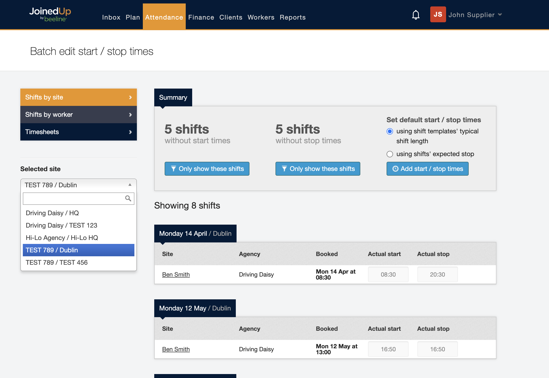 navigating the batch edit screen 2