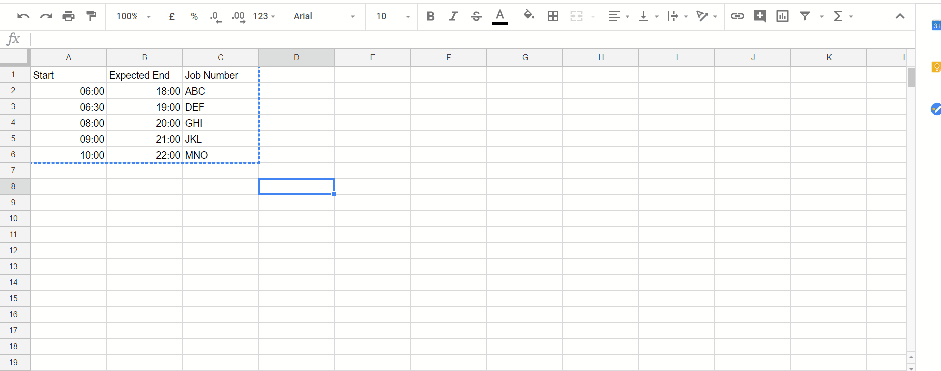 pasting your requirement into the on site plan