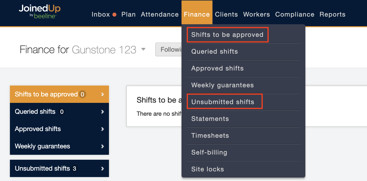 querying a shift 1
