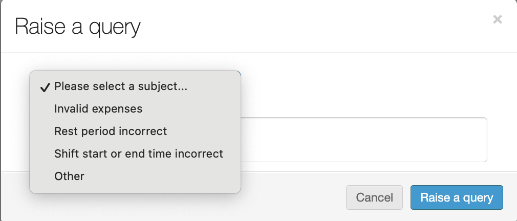 querying a shift 3