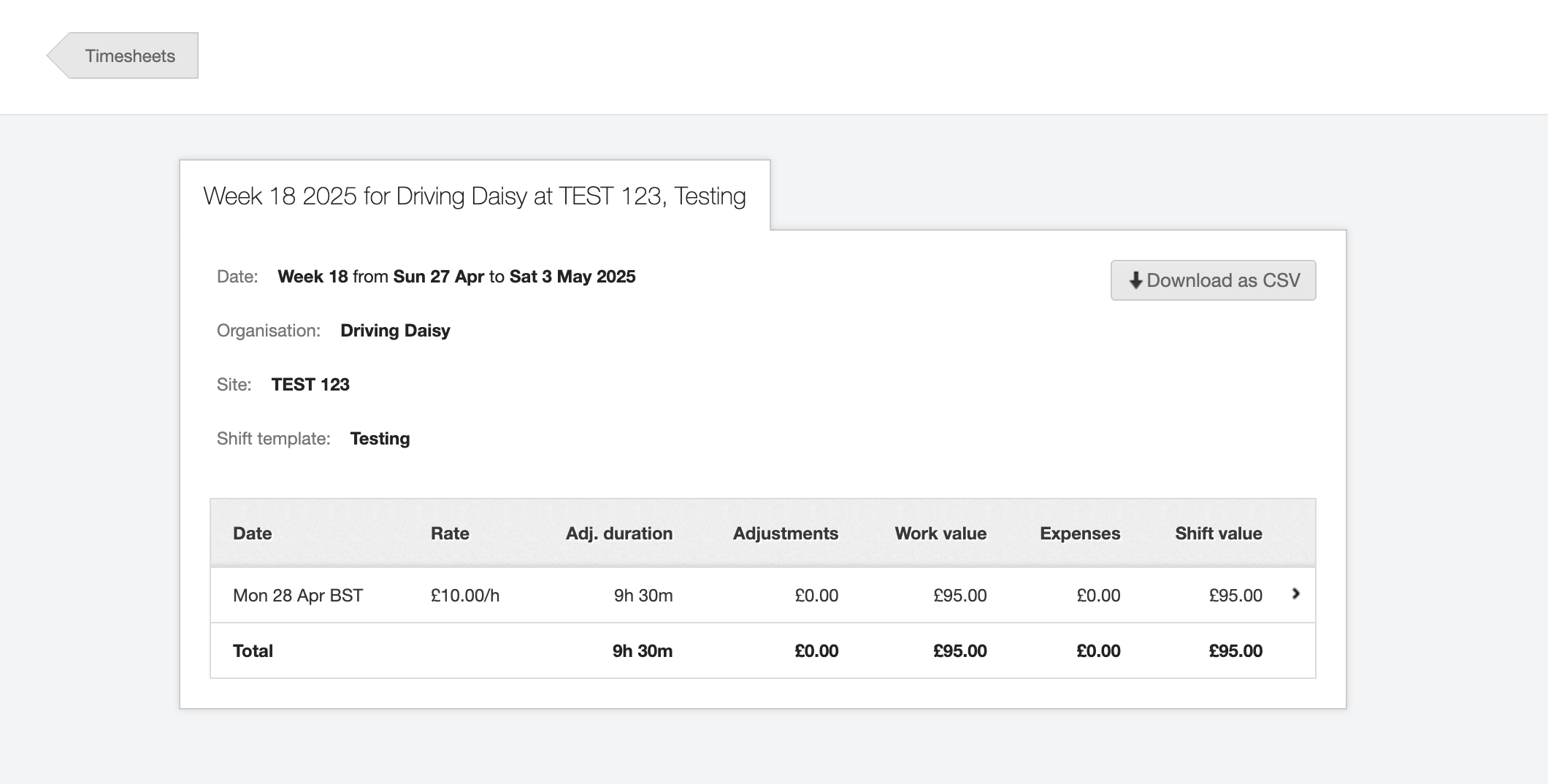 see your timesheets 2