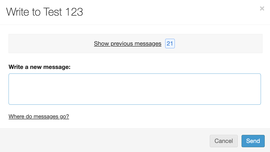 send message to a worker or client 3