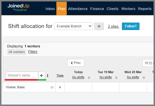 setting up branches 4