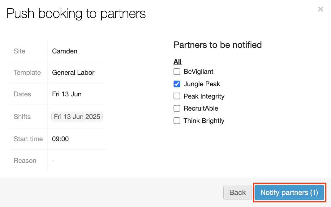 sharing shifts with a partner agency 5