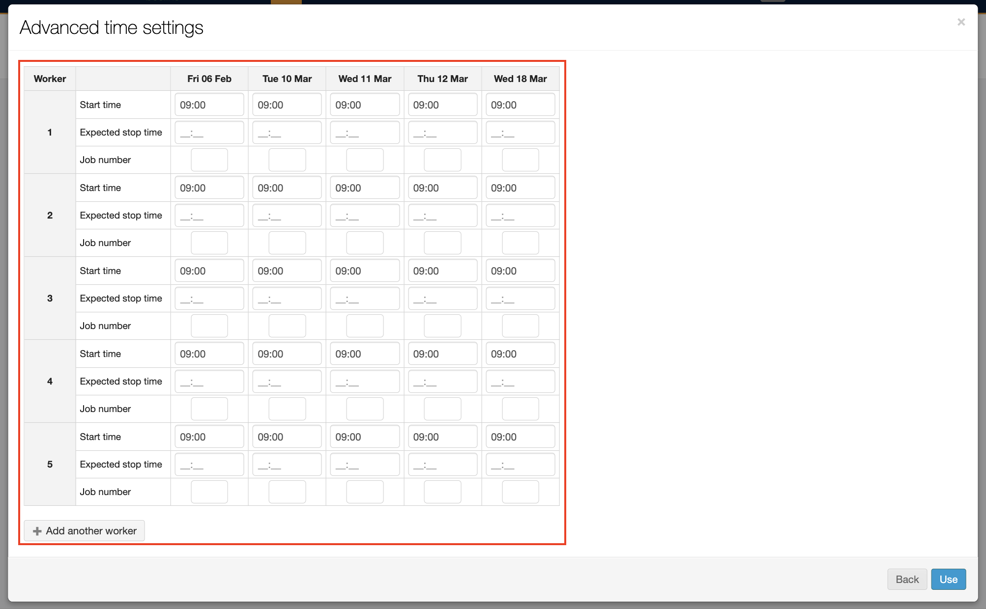shift sharing requests approvals 7