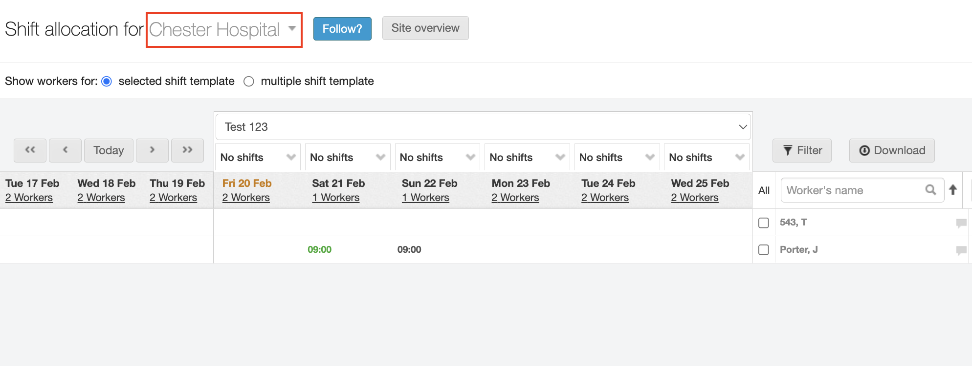 submitting shifts eh 1