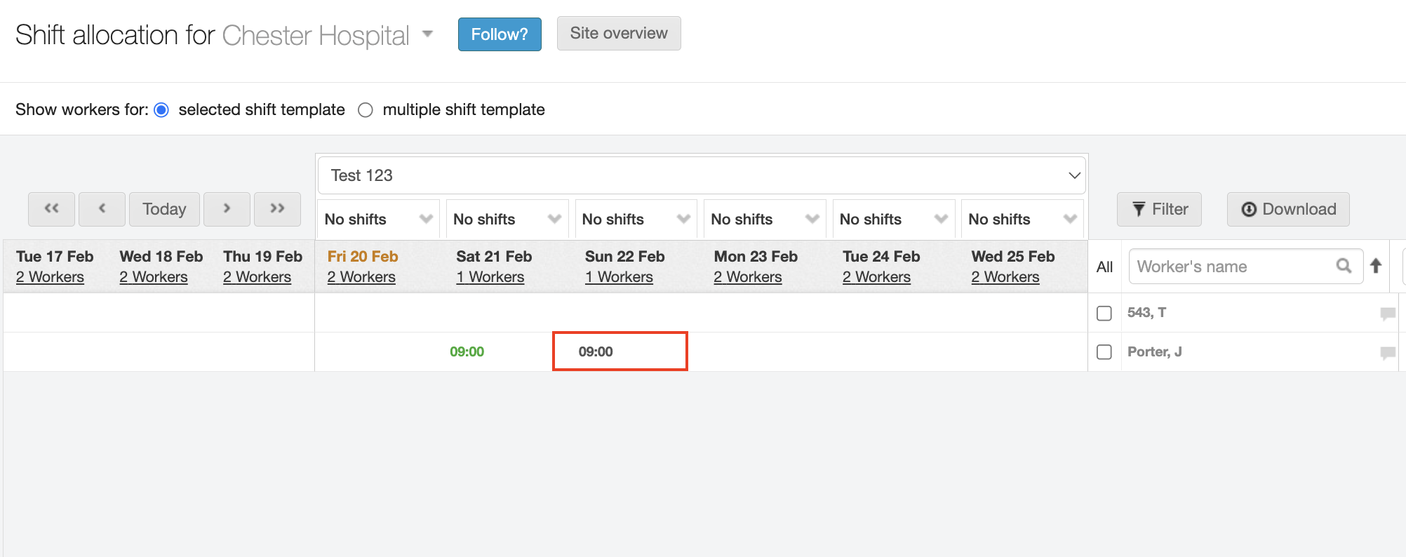 submitting shifts eh 2