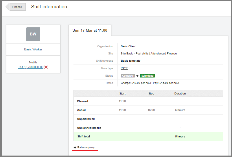 submitting shifts trb 3
