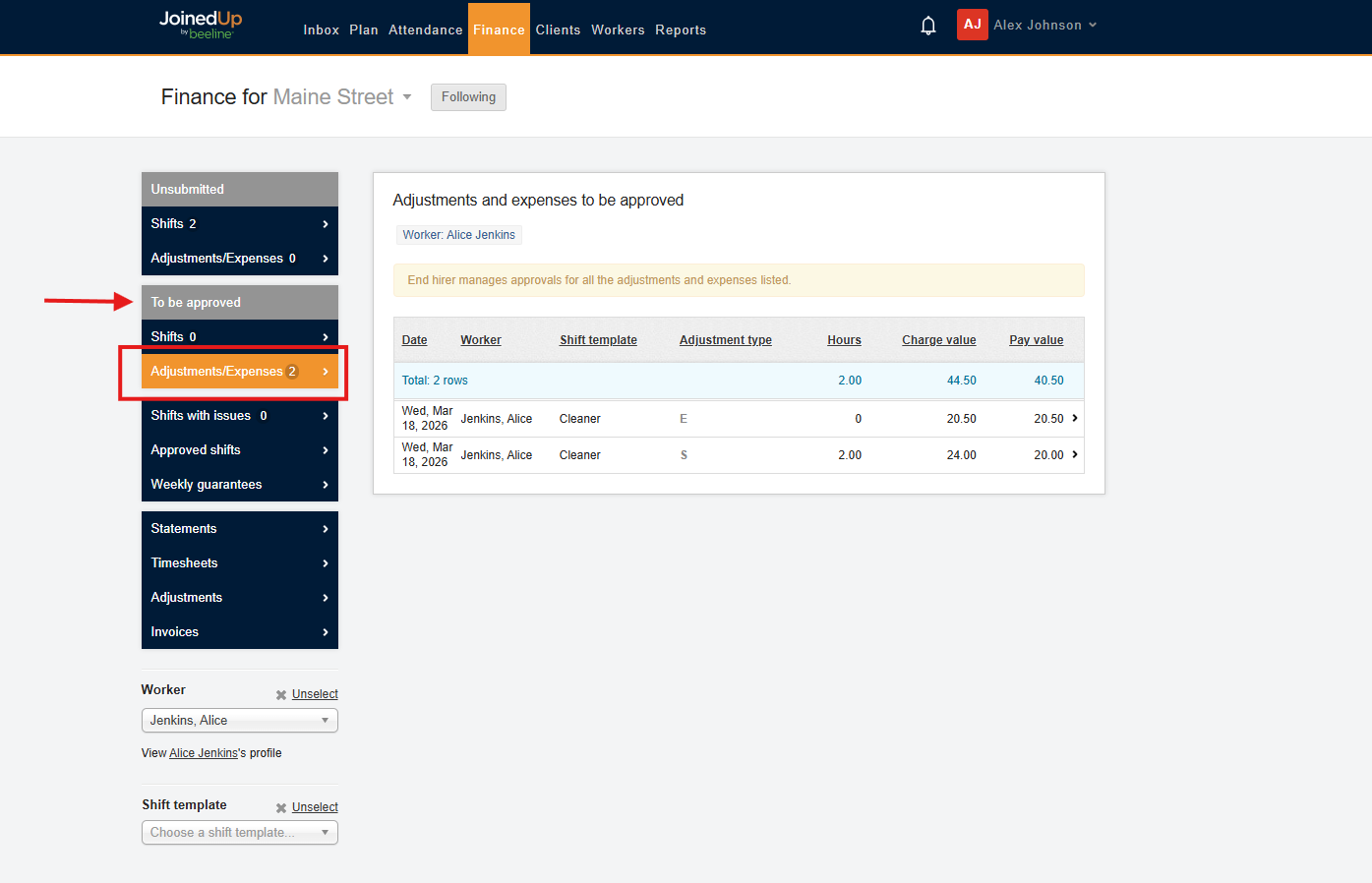 supplier adjustment and expenses 8
