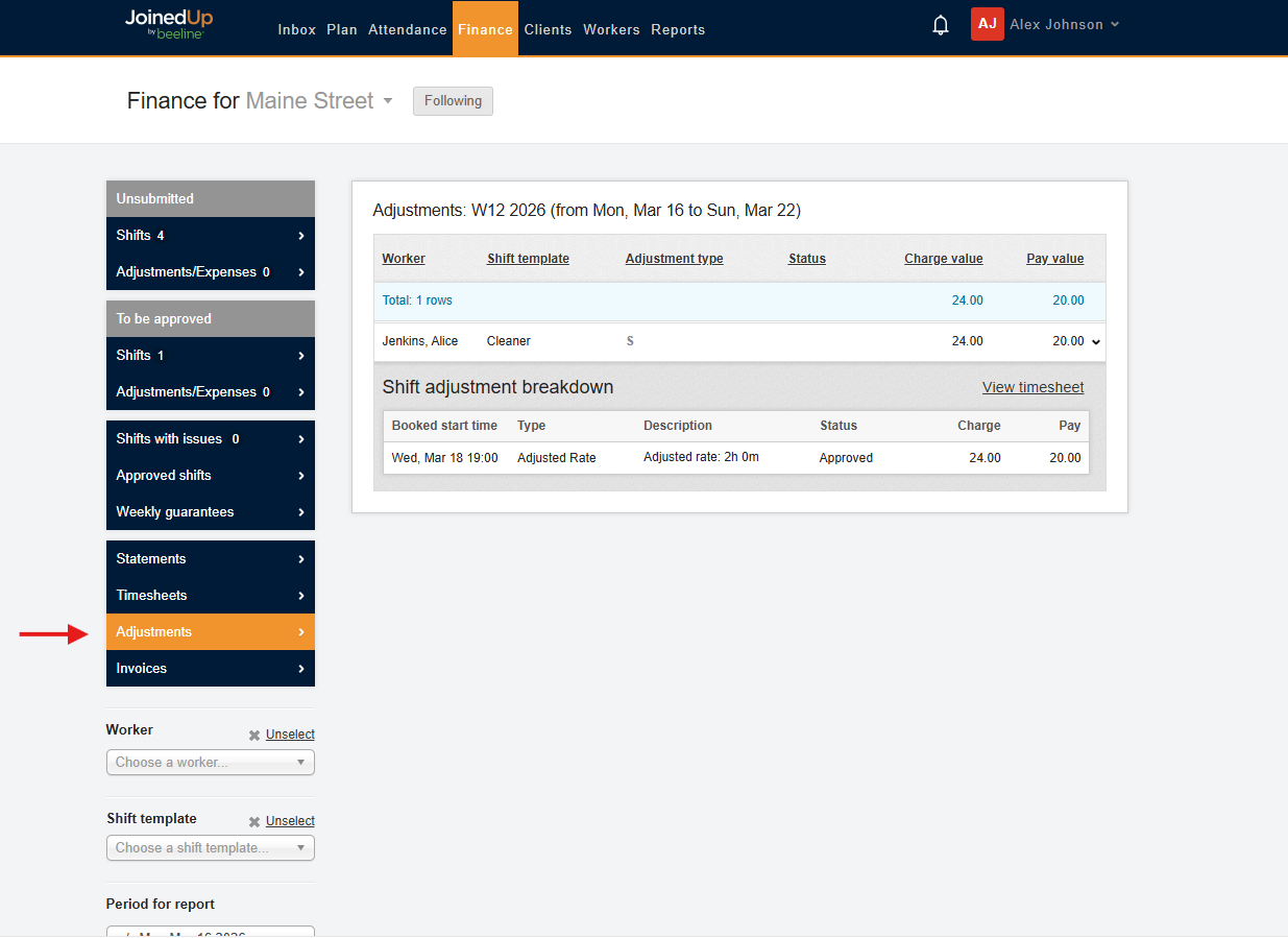 supplier adjustment and expenses 9