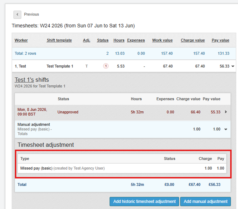 timesheet adjustment importer 7
