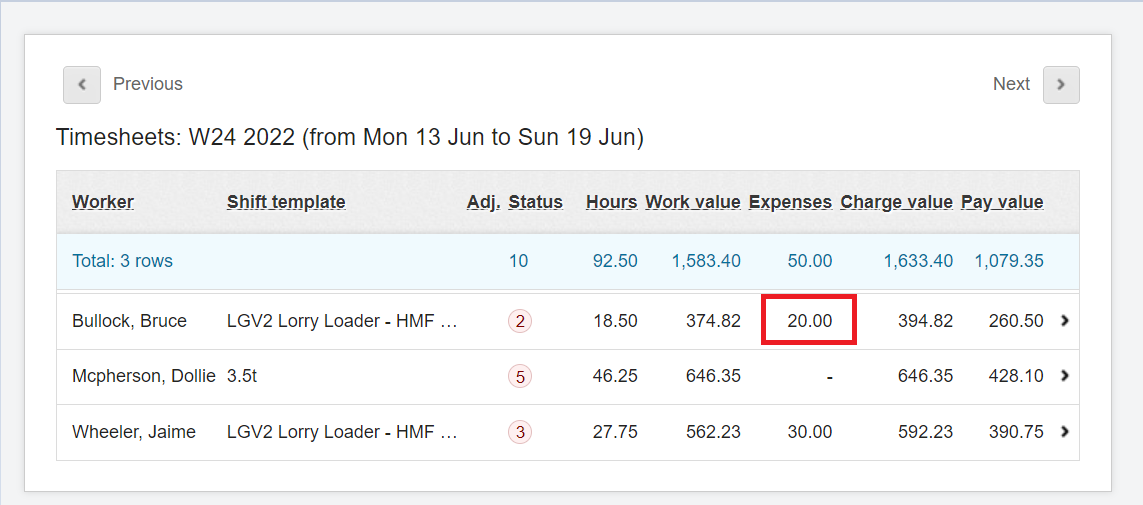 uploading expenses 13