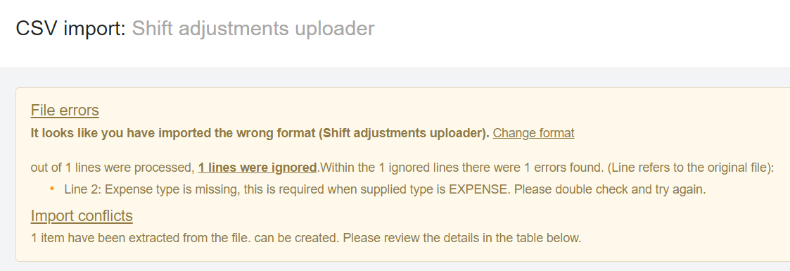 uploading expenses 16