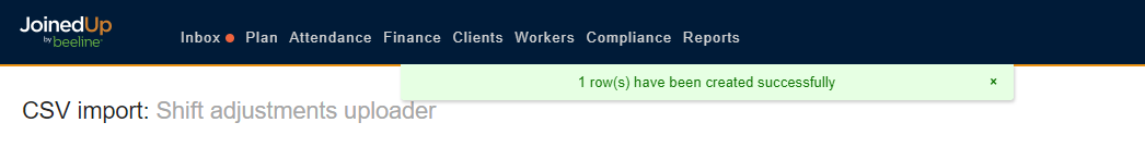 uploading shift adjustments 13