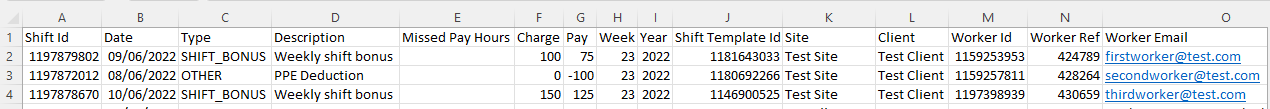uploading shift adjustments 7